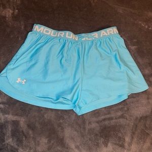 Light blue Under Armour shorts